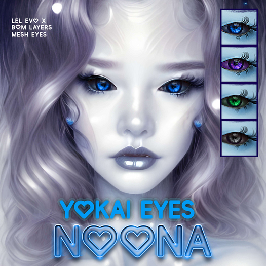 Second Life Marketplace - [::NOONA::] Yokai Eyes